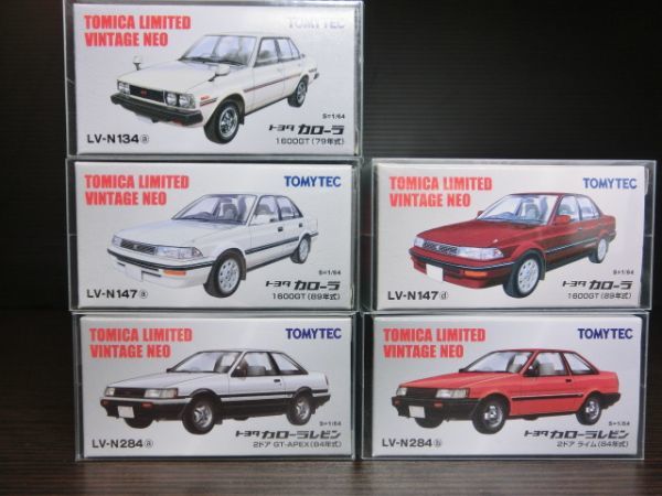5. カローラ 5台セット トミカ リミテッド ヴィンテージ ネオ トヨタ