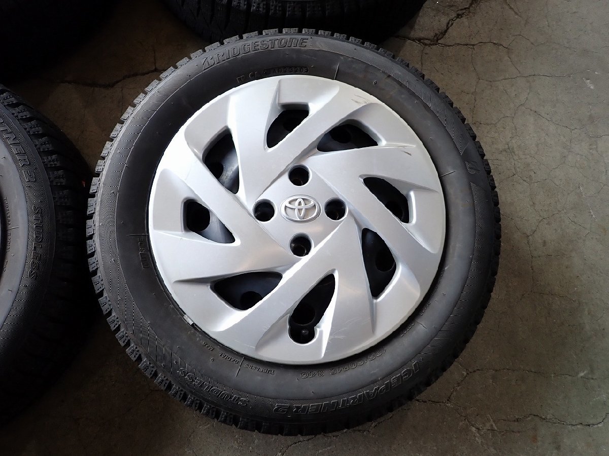 YS4015【送料無料185/60R15】トヨタ純正スチール ヤリス アクア
