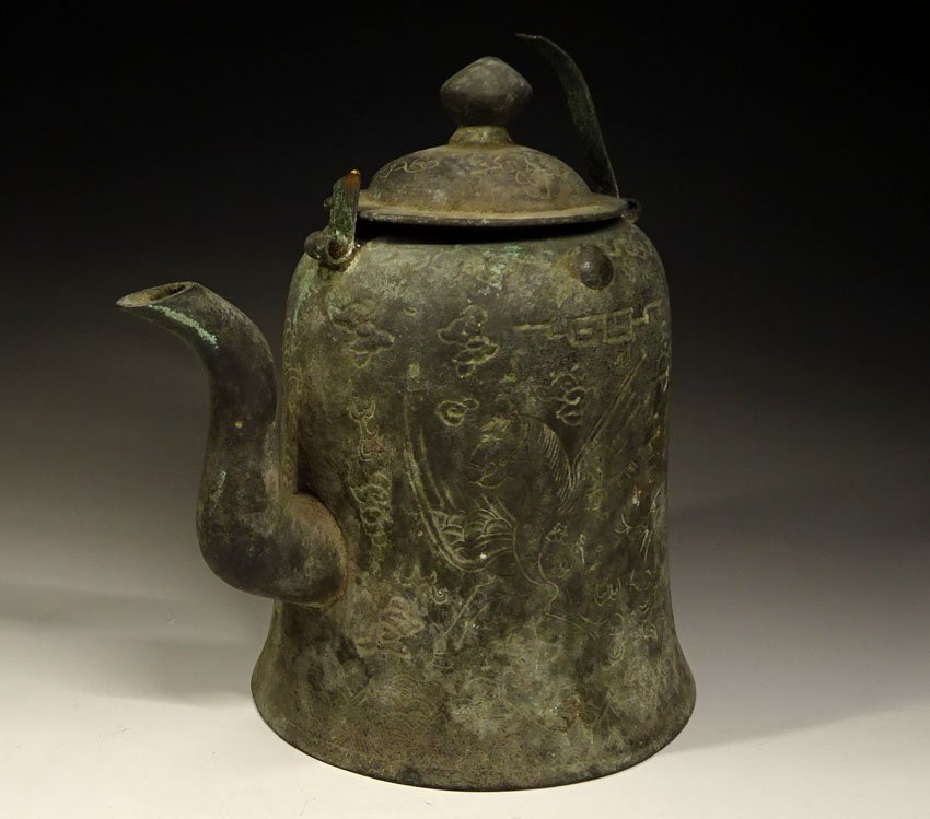 大得価，定番 緑屋c□ 中国古玩 青銅器 水注 唐物 時代物