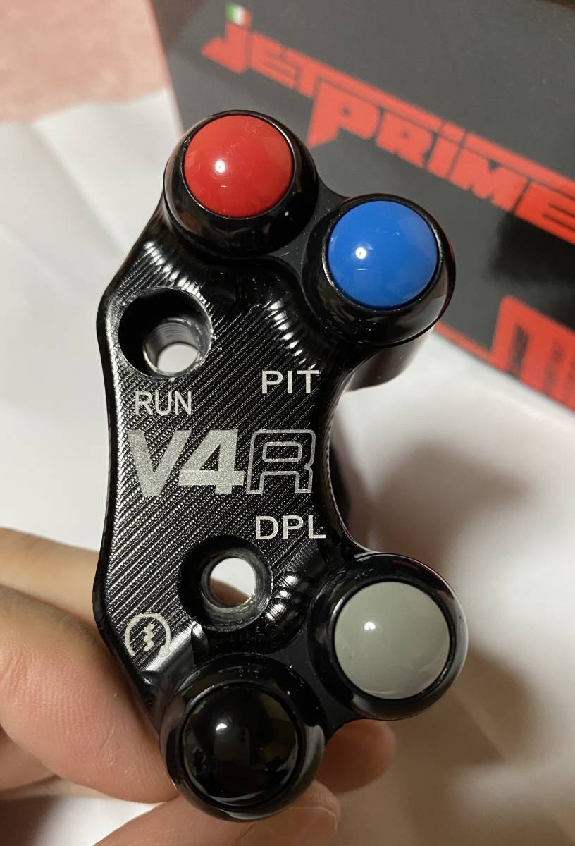 パニガーレV4R用 JETPRIME ジェットプライム 4ボタン中古 PANIGALE V4 R DUCATI ドゥカティ