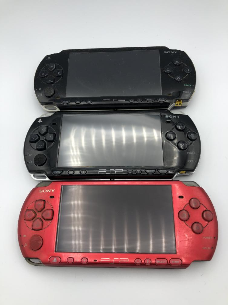 ゲームキューブ 本体+PSP 本体 2 個 セット バッテリーなし ジャンク ジャンク 本体 PSP 3台セット 動作不良品 保証無し PSP-1000 2000