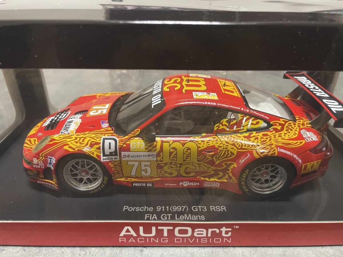 オートアート ポルシエ911（997）GT3 RSR FIA GT Le Mans1/18