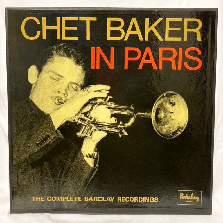 チェット・ベイカー Live In Paris 3LP 未使用 Chet Baker Paris In - Complete – in The Barclay Vinyl Recordings