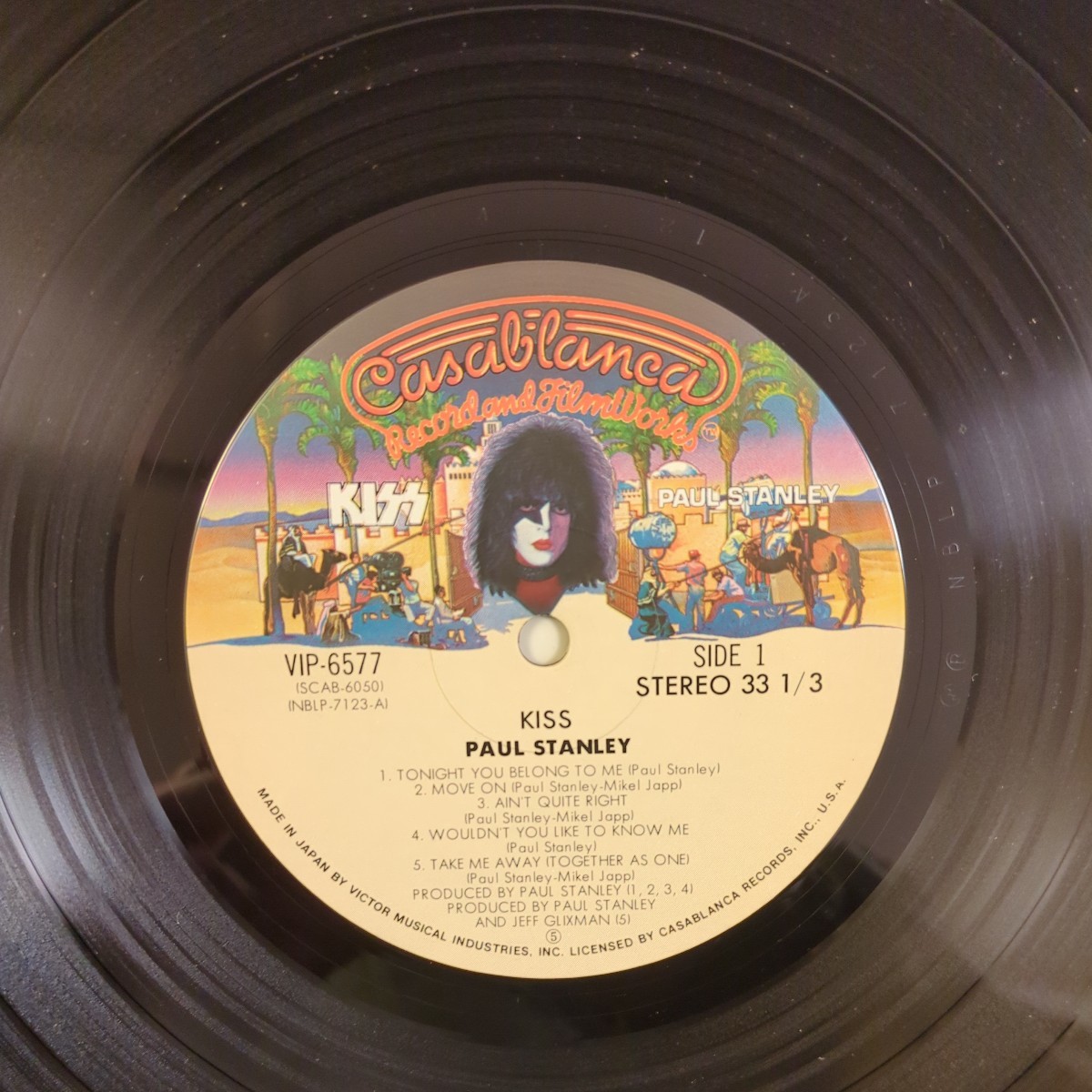 kiss paul stanley キッス ポール・スタンレー vip6577 analog record