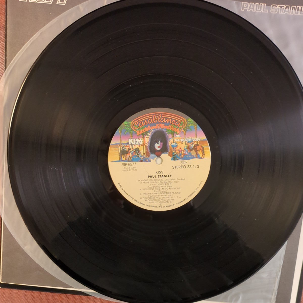 kiss paul stanley キッス ポール・スタンレー vip6577 analog record