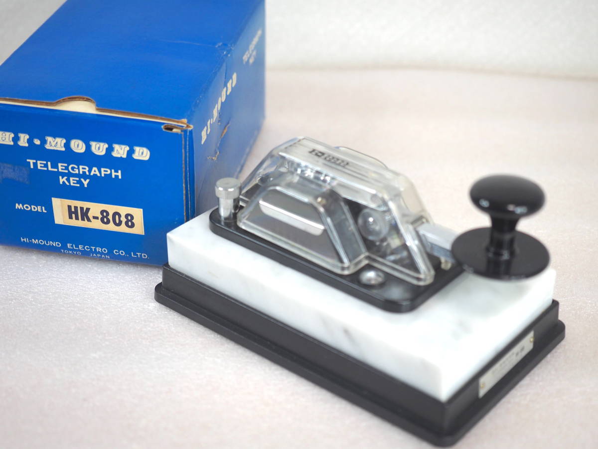□HI-MOUND(ハイモンド) HK-808 電鍵 箱付き HK-808 HI-MOUND