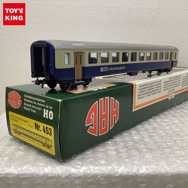  1円〜 HAG HOゲージ Nr.453 スイス鉄道 BLS 2等客車 標準車 レッチュベルク線 /A(その他)｜売買されたオークション情報、yahooの商品情報をアーカイブ公開 - オークファン その他