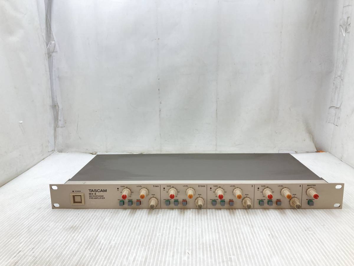 ○TASCAM MX-4 マイクプリアンプ ジャンク品