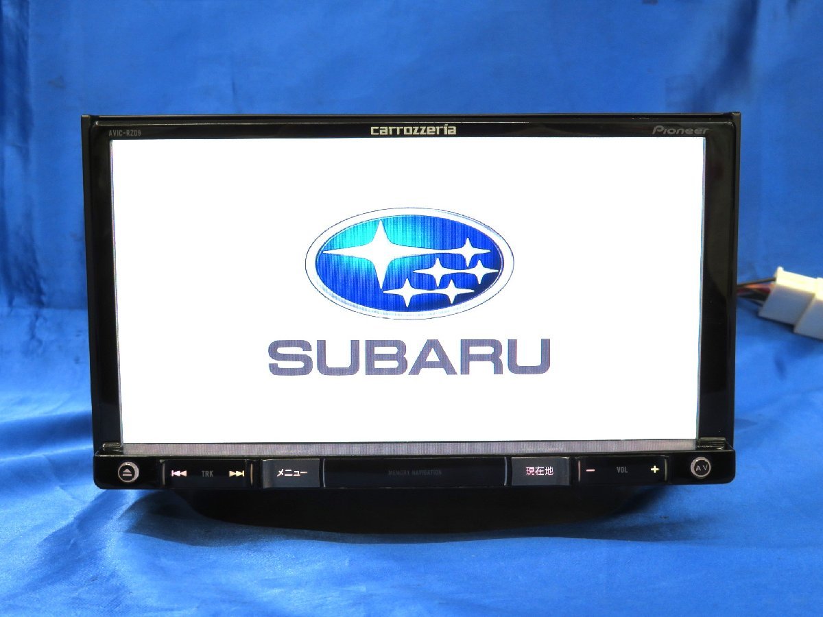 スバル純正オプションナビ AVIC-RZ09zp カロッツェリア製フルセグTV