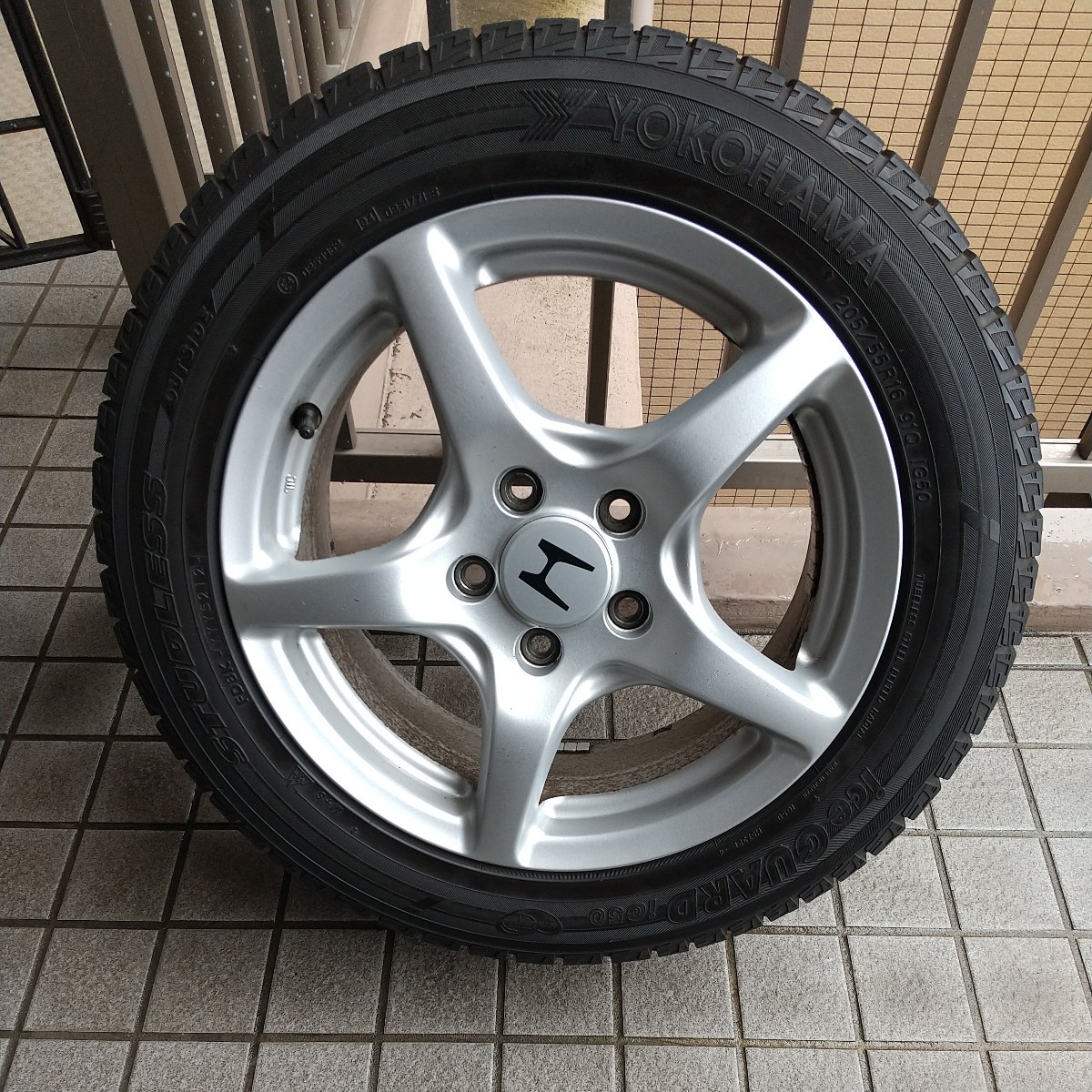 ホンダ S2000 純正16インチアルミ ヨコハマ iceGUARD Fr:205/55R16 Rr:225/50R16 4本セット 室内保管
