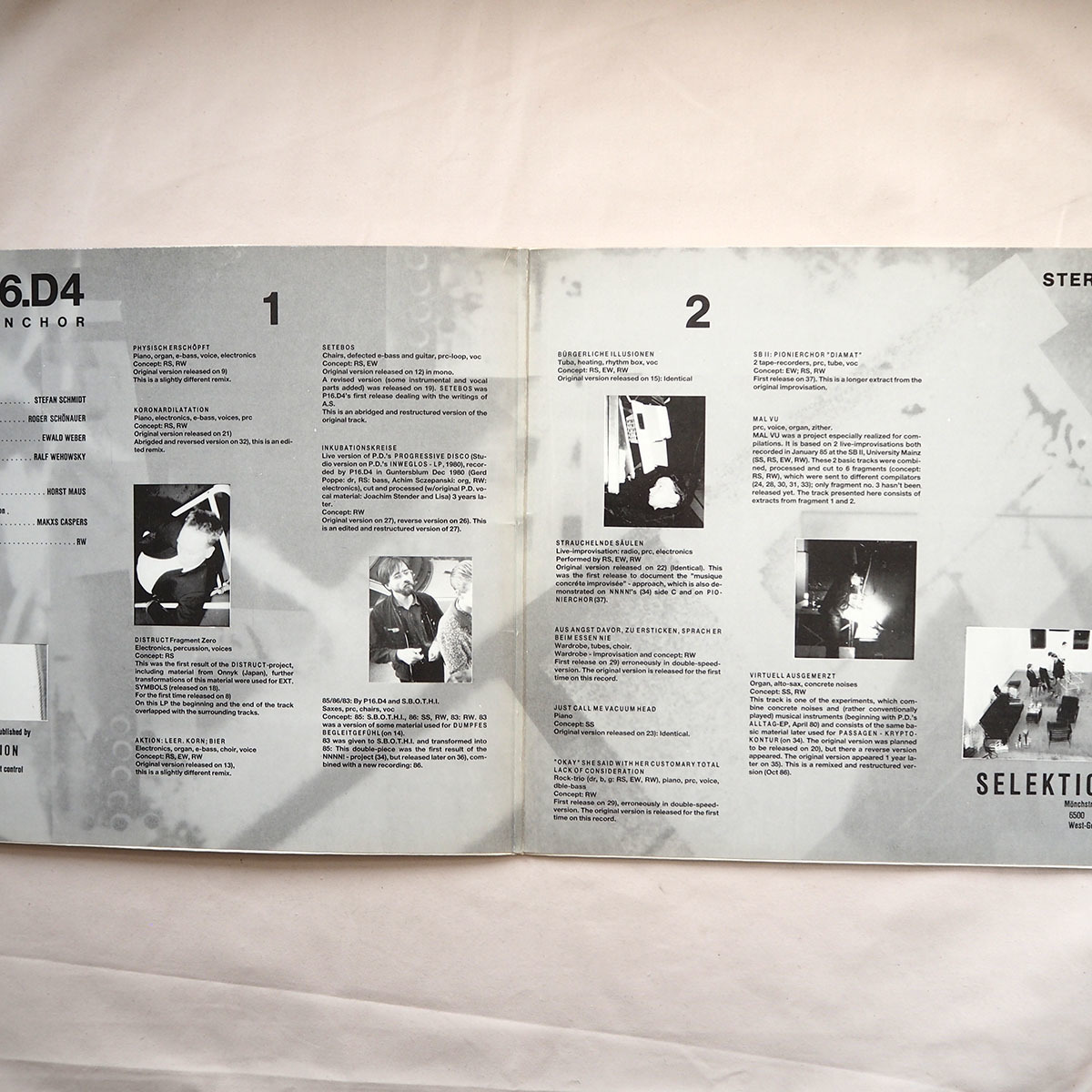 最安値，高品質】 ◇ ノイズ 実験音楽 P16.D4 / Tionchor 1987年