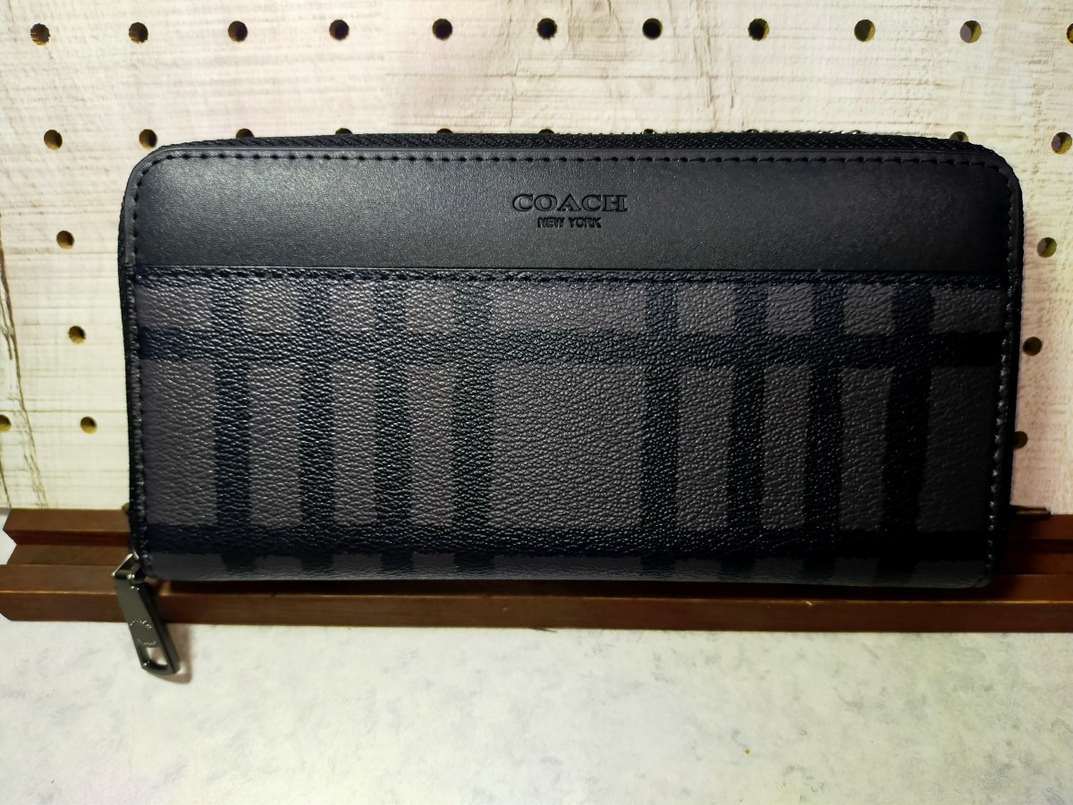 1円スタート 正規品 新品未使用 COACH コーチ 長財布 アウトレット品 