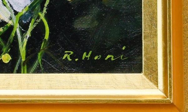 Yahoo!オークション の落札相場 (美術品) 「秋桜コスモス」絵画 真作