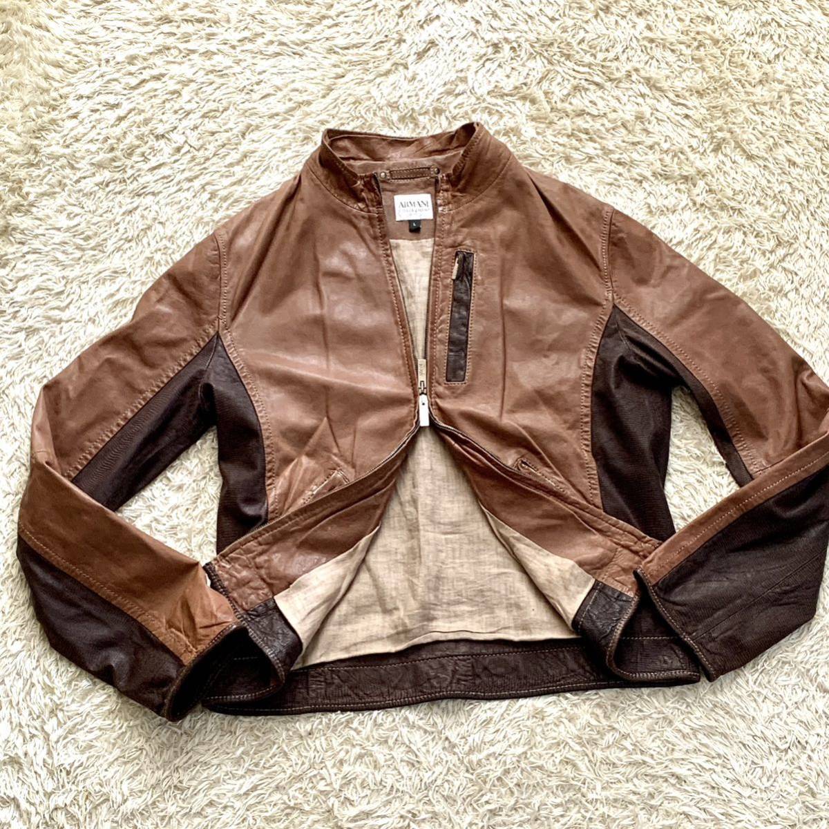 Armani Collezioni スウェードジャケット アルマーニコレツォー Armani Collezioni スウェードジャケット アルマーニコレツォー