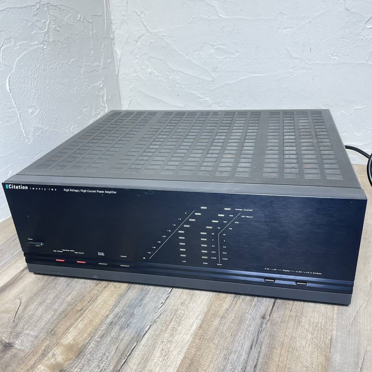 【K87木】★【現状出品】harman/kardon ハーマン/カードン ステレオパワーアンプ Citation 22★音出し確認済