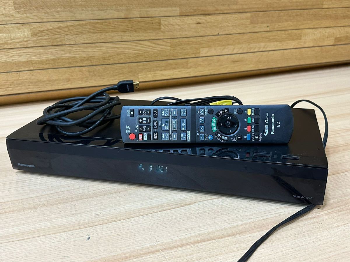 パナソニック ブルーレイレコーダー DMR-4CW201 2021年製 リモコン