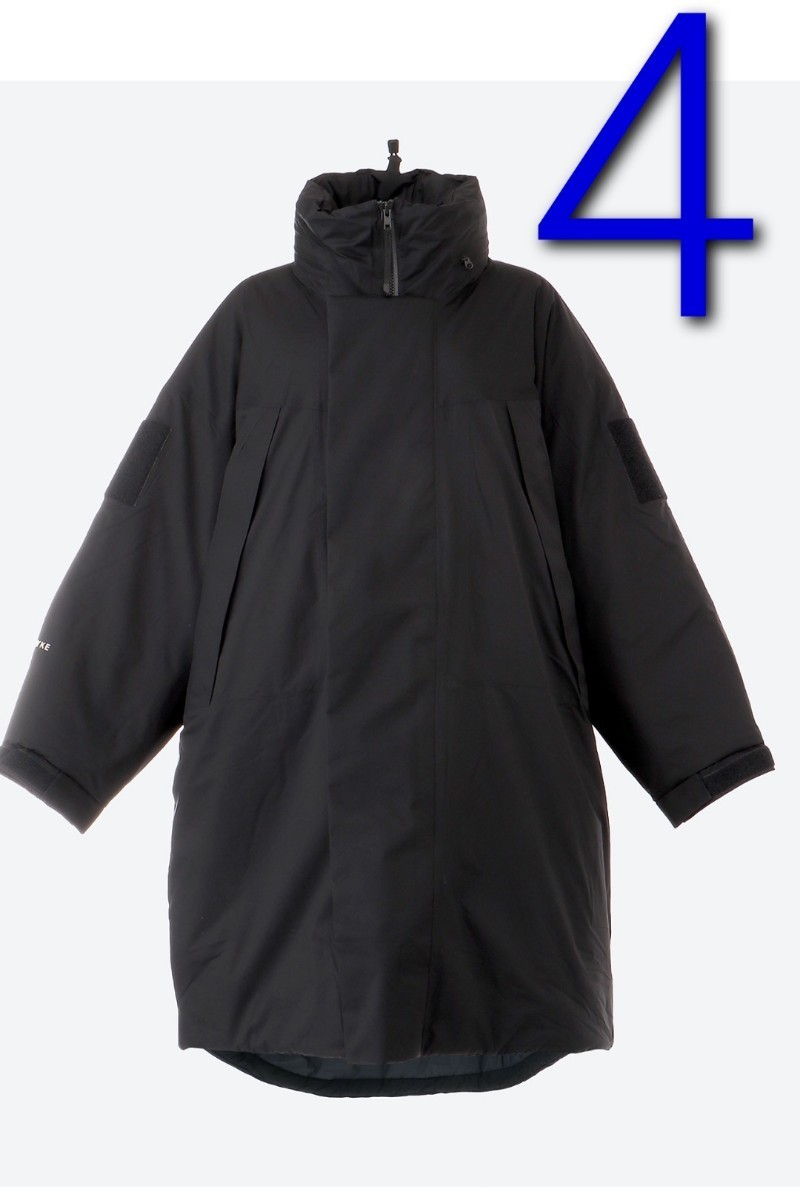 HYKE PERTEX PUFF PARKA 黒 サイズ4 ハイク パーテックス モンスター 