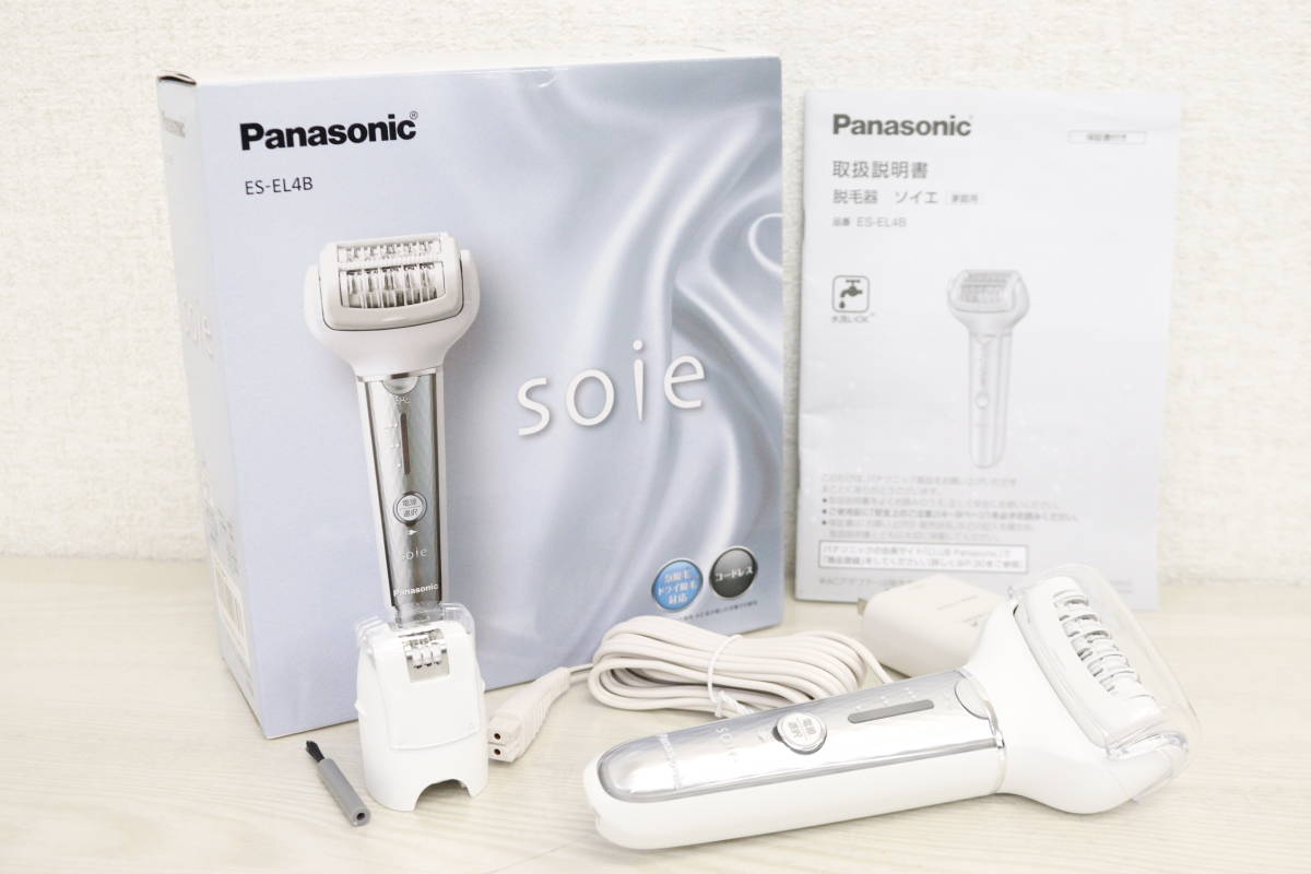 【中古品】Panasonic ES-EL4B 脱毛器 soie Panasonic ES-EL4B ソイエ 脱毛器 中古 Y9231284 Panasonic