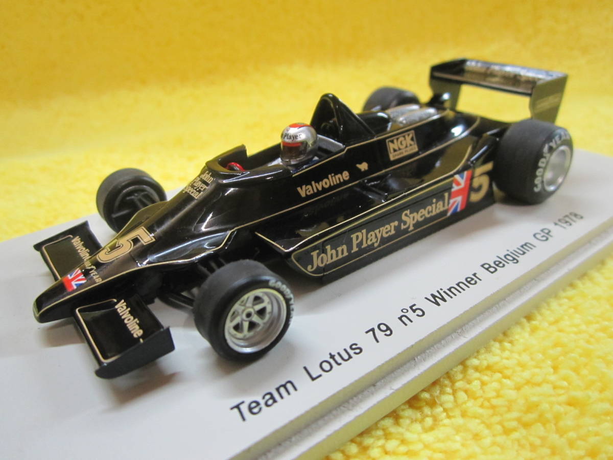 スパーク 1/43 S1848 JPS ロータス79 1978 ベルギーGP 優勝 #5 M