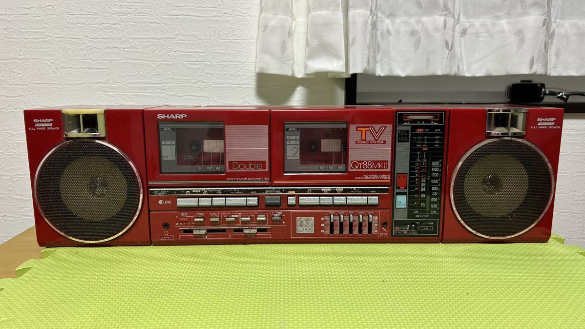 88さま専用ページ SHARP ラジカセ シャープ QT-88MKII 公式通販 Yahoo!オークション
