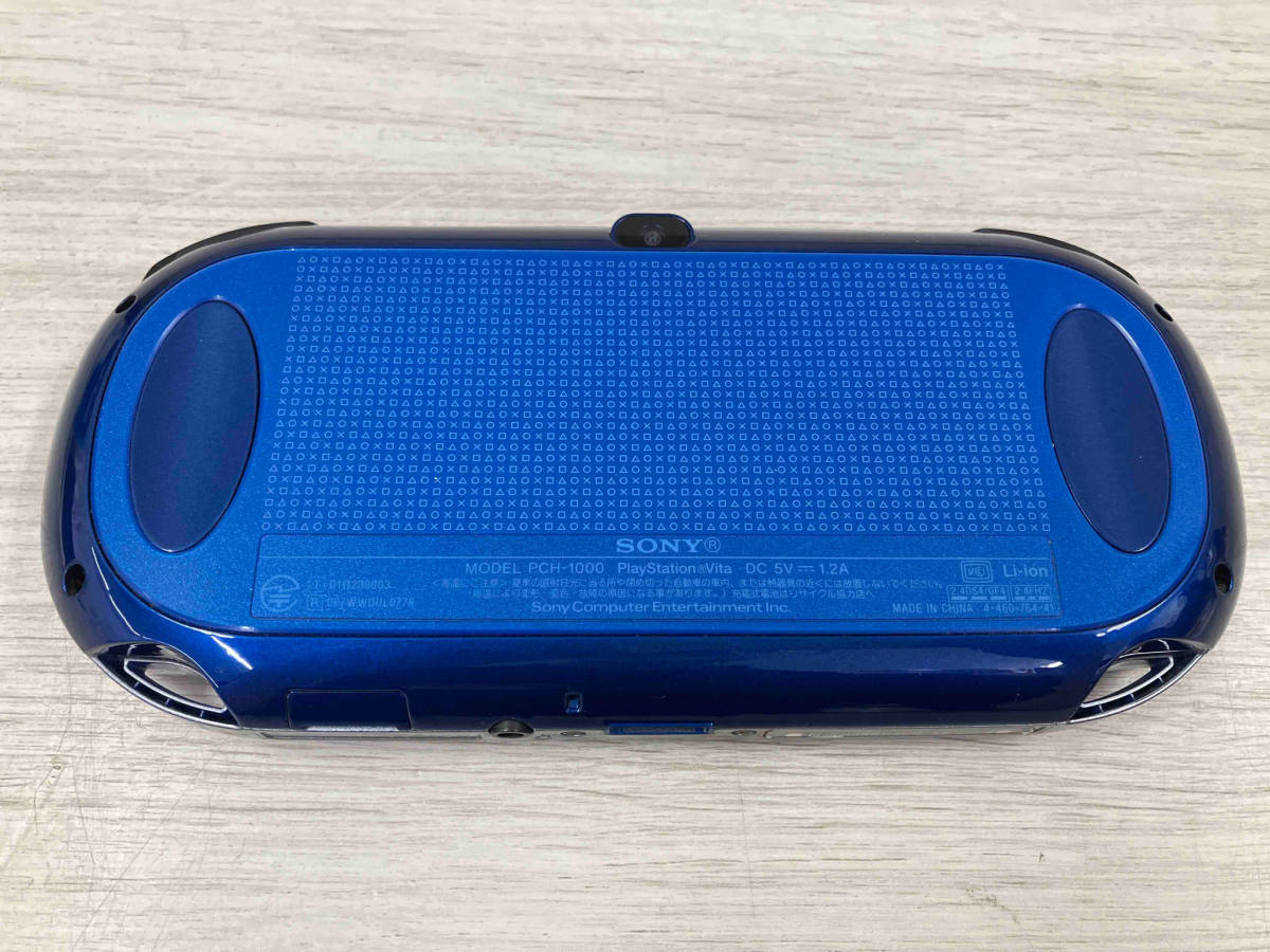 現状品】 SONY PlayStationVita Wi-Fiモデル:サファイア・ブルー