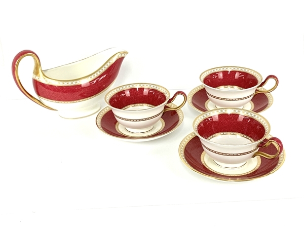 新作入荷，限定SALE WEDGWOOD ULANDER W1813 ティーカップ クリーマー セット Y8370194(ウェッジウッド)｜売買されたオークション情報、yahooの商品情報をアーカイブ公開 - オークファン ウェッジウッド