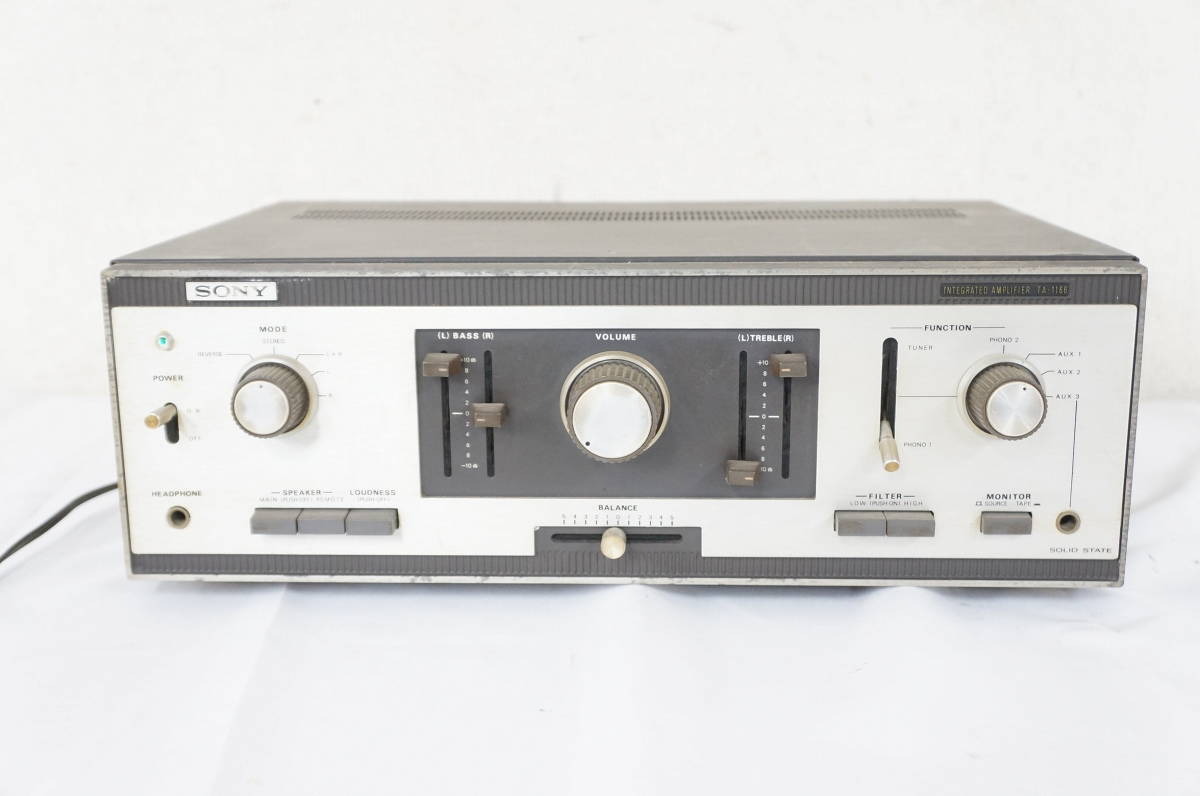 SONY ソニー TA-1166 プリメインアンプ 8512121411