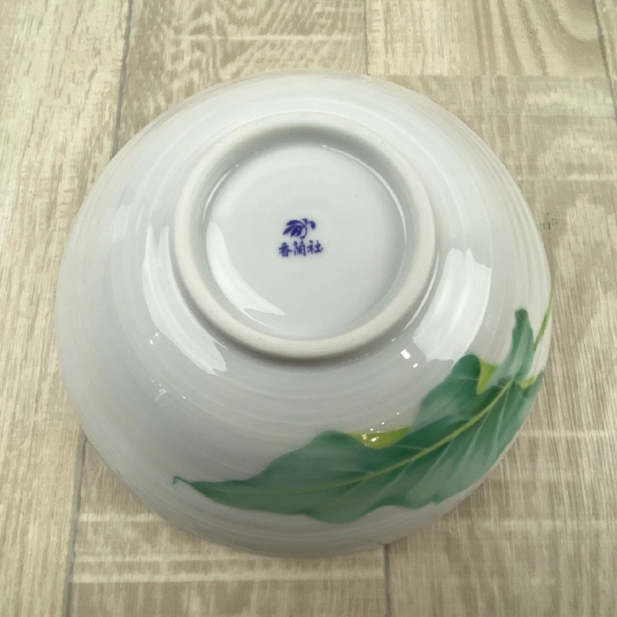 未使用 香蘭社 カラーリリー 三ツ組鉢 1061-3GGM 箱付 直径17cm 高さ