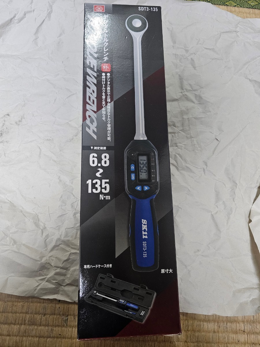デジタルトルクレンチ　SDT3-135 藤原産業　スエカゲツール