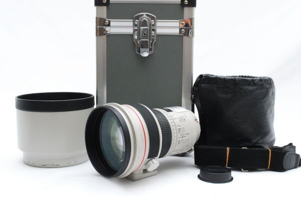 美品 Canon LENS EF 200mm F1.8 L USM 超大口径 単焦点 望遠 レンズ 憧れのニーイッパレンズ キヤノン EF フルサイズ対応 動作好調 #5941