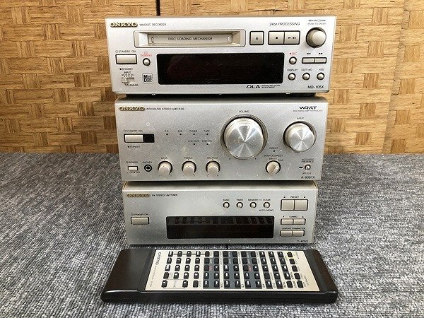 ONKYO C-709X EQ-205 A-909X システムコンポ 希少 動作品 ONKYO A-909X