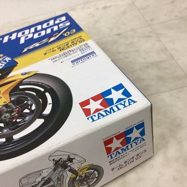 1円〜 タミヤ 1/12 チーム ホンダ ポンス RC211V '03 タミヤ 1⁄12 ホンダ