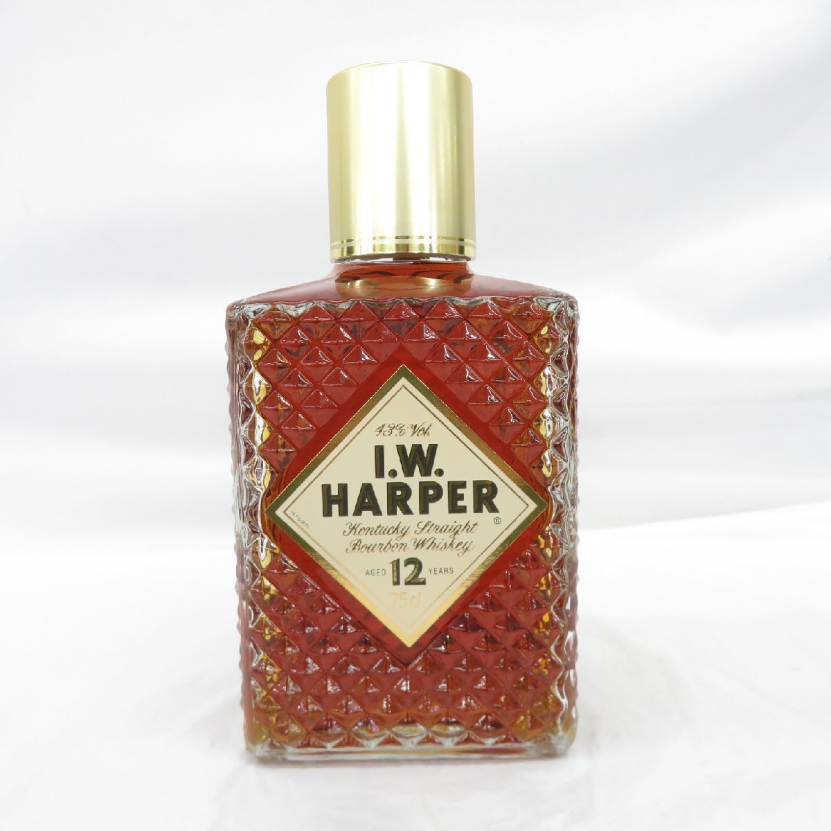 グラス付き IWハーパー12年 正規品 木箱入 43度 750ml