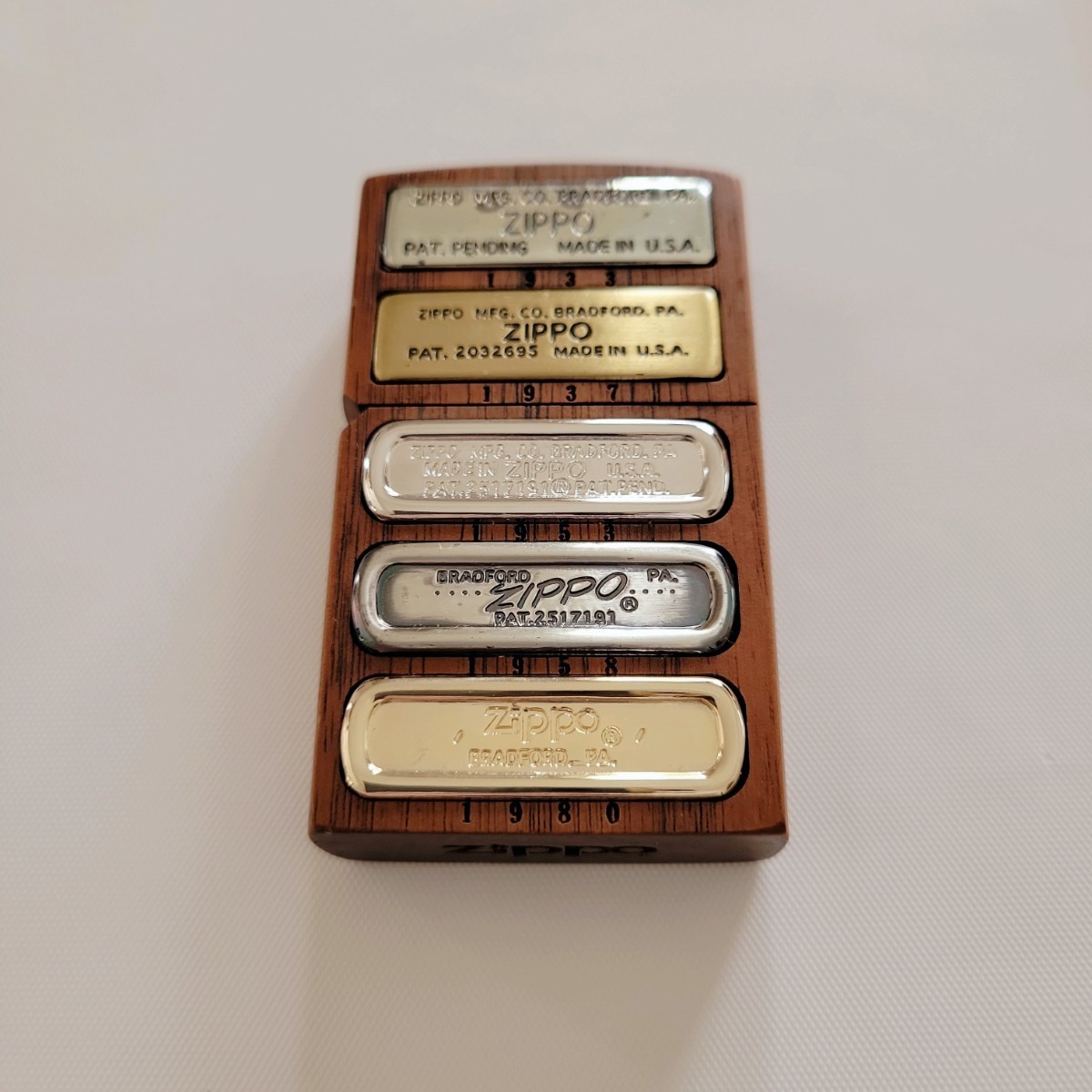 ZIPPO Zippo ジッポー (ジッポ) 2002年製 - シリアル ライター 木製 
