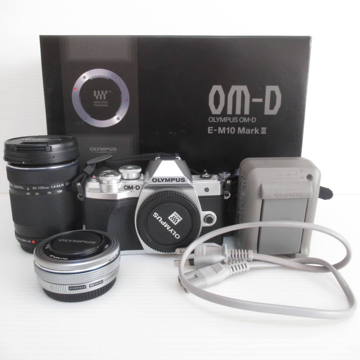 爆買い，送料無料 カメラ OLYMPUS OM-D E-M10 MarkⅢ カメラレンズ バッテリー 箱付き 通電確認済 80サイズ発送同梱不可 2332800/233/mrrz p(オリンパス)｜売買されたオークション情報、yahooの商品情報をアーカイブ公開 - マニュアルフォーカス