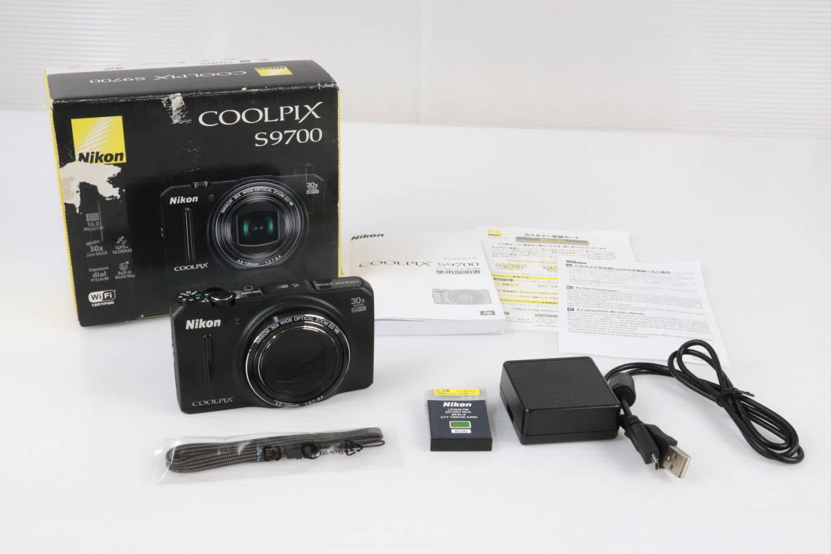 Nikon ニコン COOLPIX S9700 動作確認済 コンパクトデジタルカメラ 元 