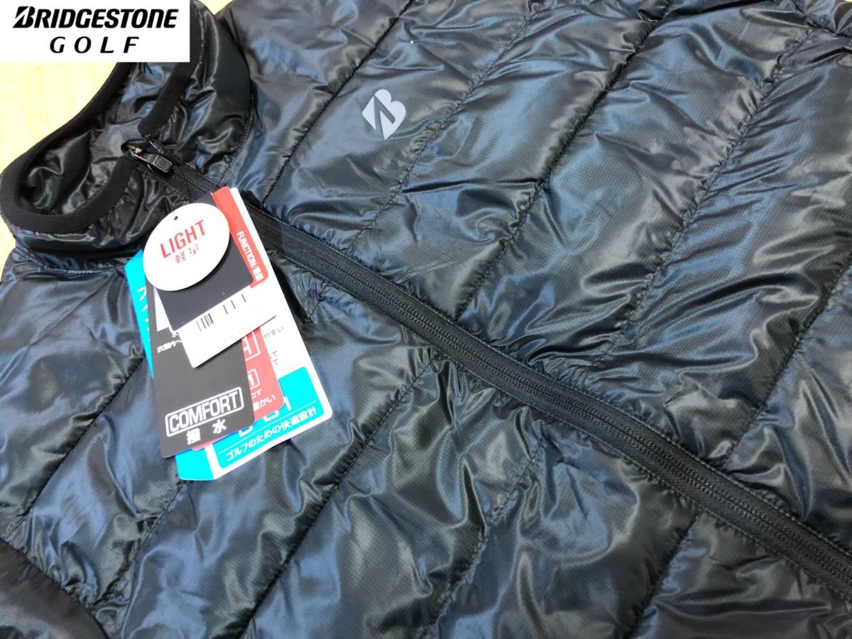限定セール，豊富な BRIDGESTONE GOLF ブリヂストンゴルフ 秋冬 撥水 +3℃PROJECT 軽量 中綿フルジップジャケット 6GX01D BK ＬＬ(その他)｜売買されたオークション情報、yahooの商品情報をアーカイブ公開 - オークファン ジャンパー、ジャケット