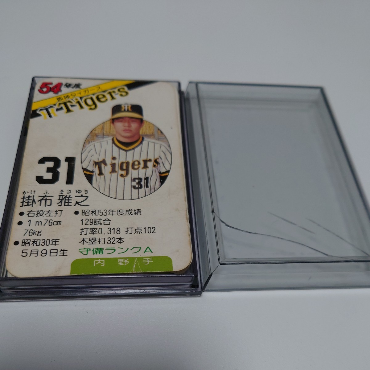タカラ プロ野球カードゲーム 昭和54年度 阪神タイガース