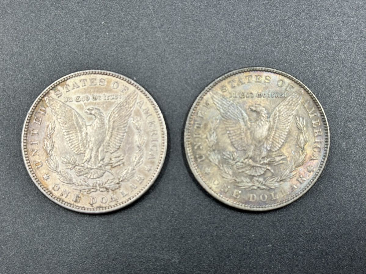 Half &amp; - 1円スタート 31-14 1887年 1896年 アメリカ モルガン 1ドル銀貨まとめ 硬貨 外貨 アンティークコイン