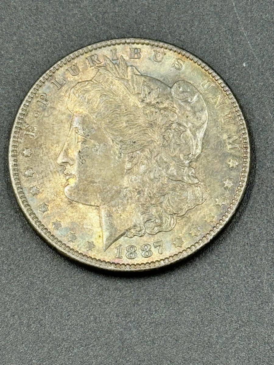 Half &amp; - 1円スタート 31-14 1887年 1896年 アメリカ モルガン 1ドル銀貨まとめ 硬貨 外貨 アンティークコイン