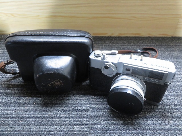 S☆FUJICA フィルムカメラ f=4.5cm V2 PHOTO FILM カバー付き 現状品 V2