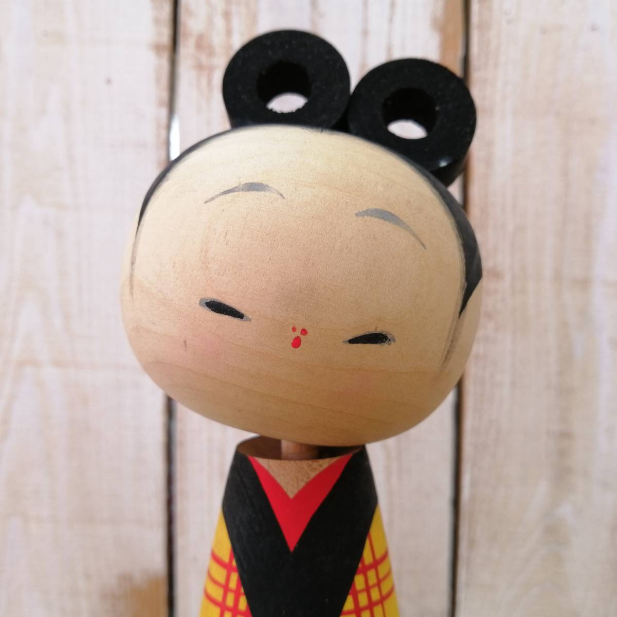 ○23122803 丸山峰月 創作こけし 高さ約25cm 郷土玩具 昭和レトロ 日本