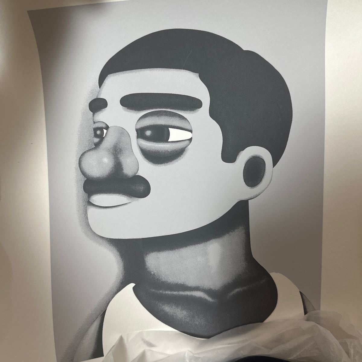 NKSIN ED30 シルクスクリーン版画/kyne kaws 村上隆 backside
