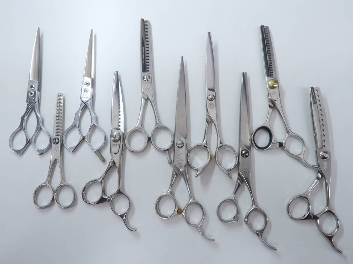 さ*き様 【ジャンク】ヴィンテージ・シザー まとめ売り 美容師用シザー
