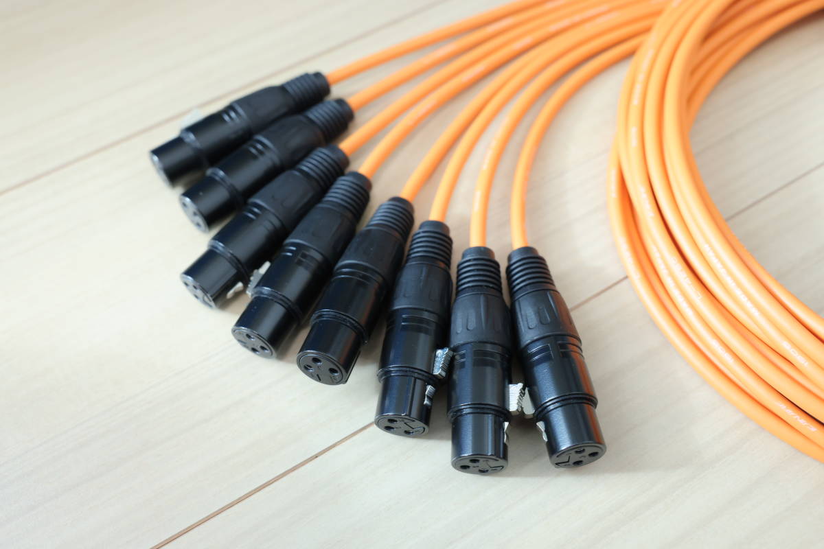 8本セット】立ち上げケーブル / マイクケーブル CANARE L-4E5C【XLR