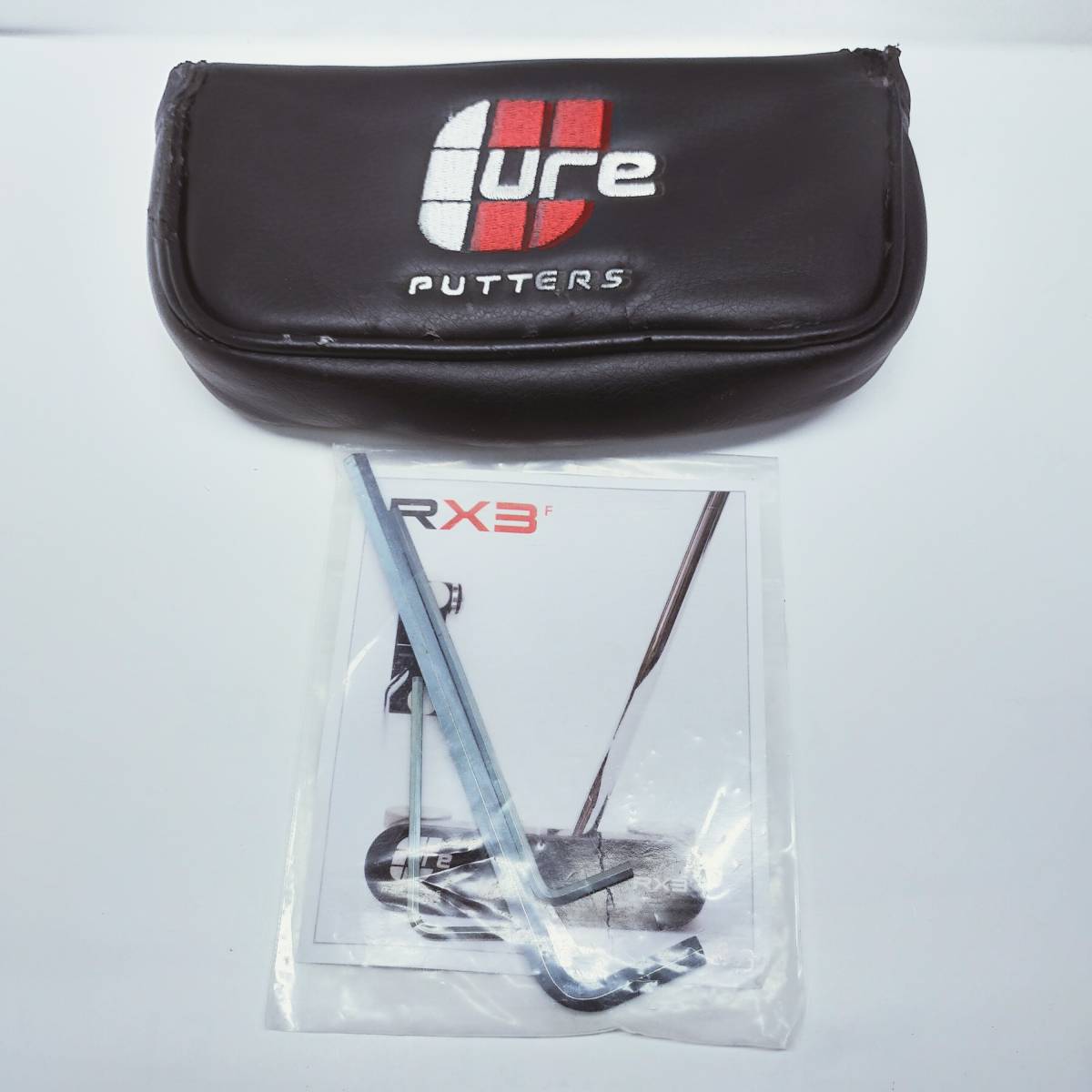Cure Rx3 Putter 9 送料300円 キュアパター Cure RXシリーズヘッドカバー RX1 RX2 RX3J RX4J RX5J レンチ付 Cure ...