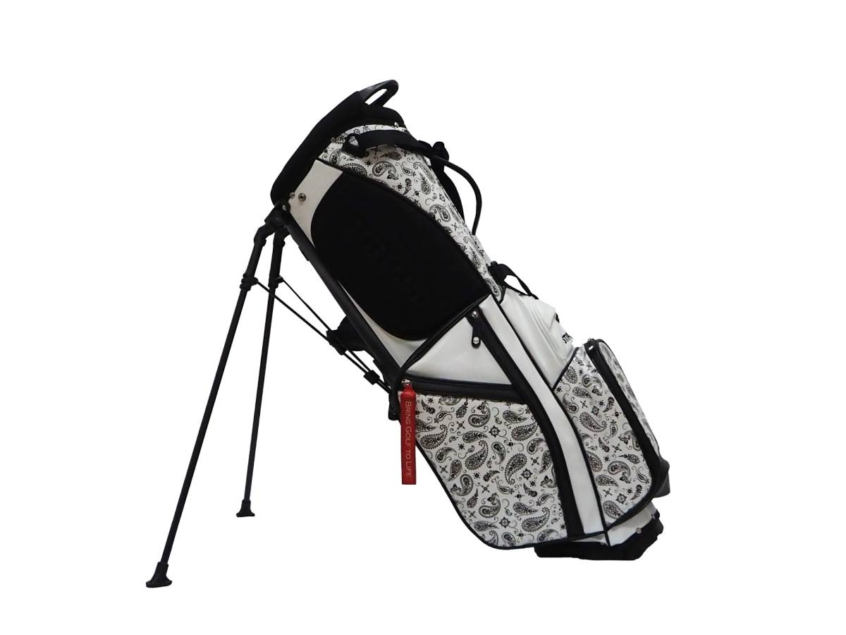 スティフコン / スタンドキャディバッグ ペイズリーホワイト STIFFCON_1