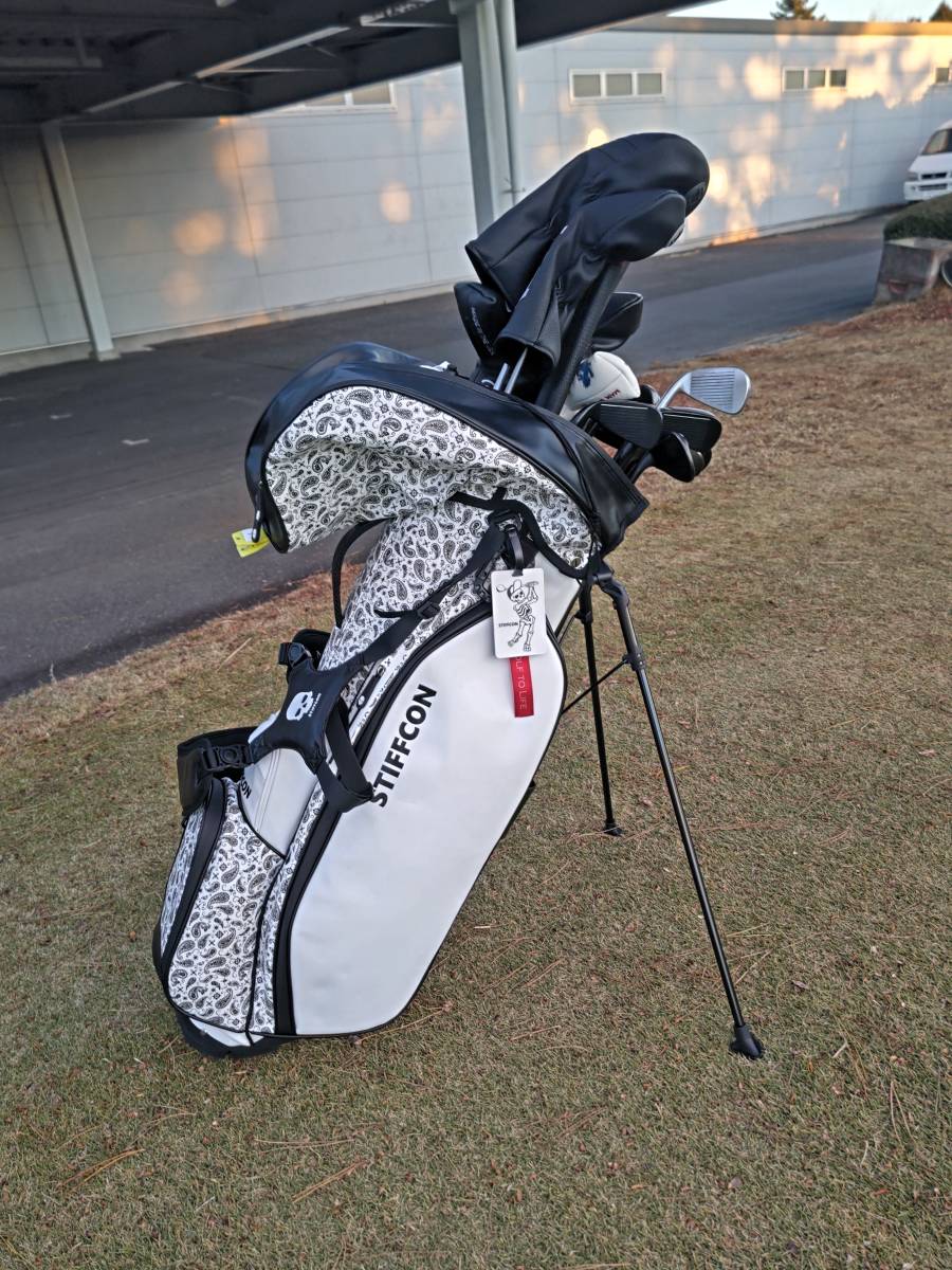 スティフコン / スタンドキャディバッグ ペイズリーホワイト STIFFCON_10
