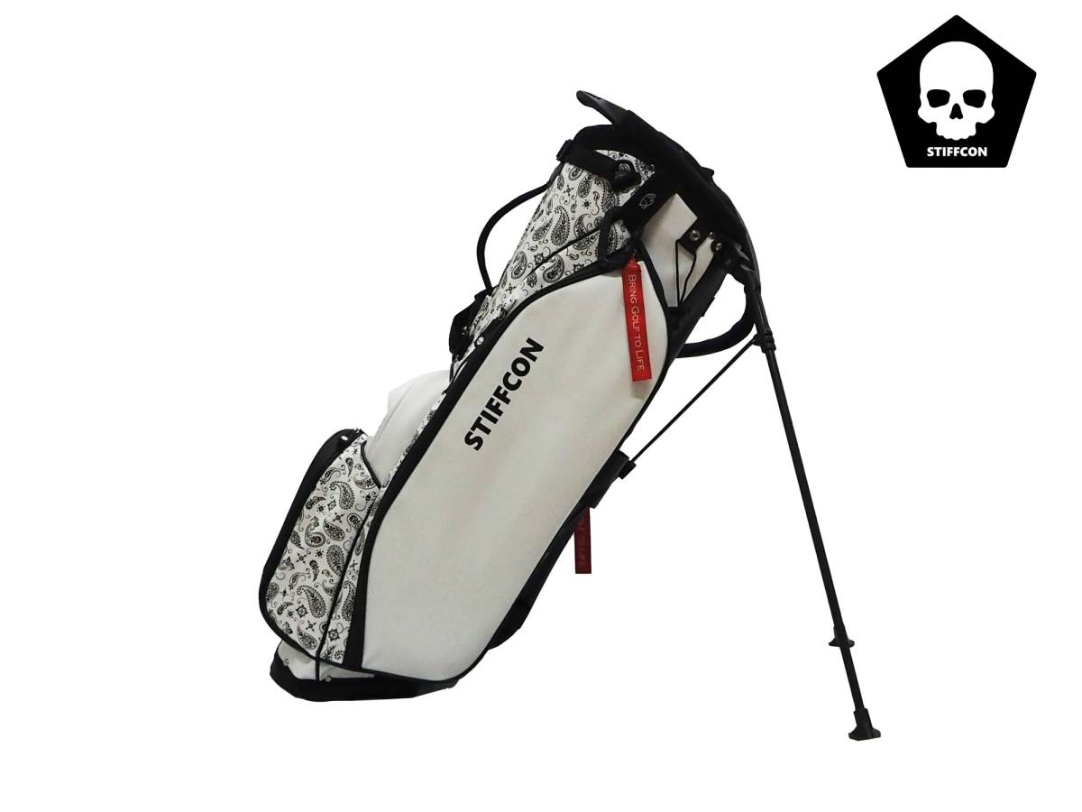 スティフコン / スタンドキャディバッグ ペイズリーホワイト STIFFCON_2