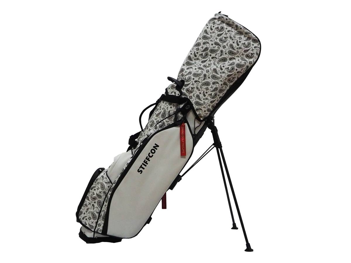 スティフコン / スタンドキャディバッグ ペイズリーホワイト STIFFCON_5